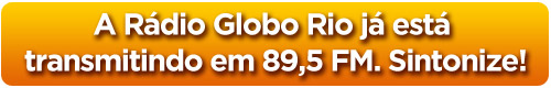 Banner de divulgação da frequência FM 89,5 em 26 de fevereiro de 2011